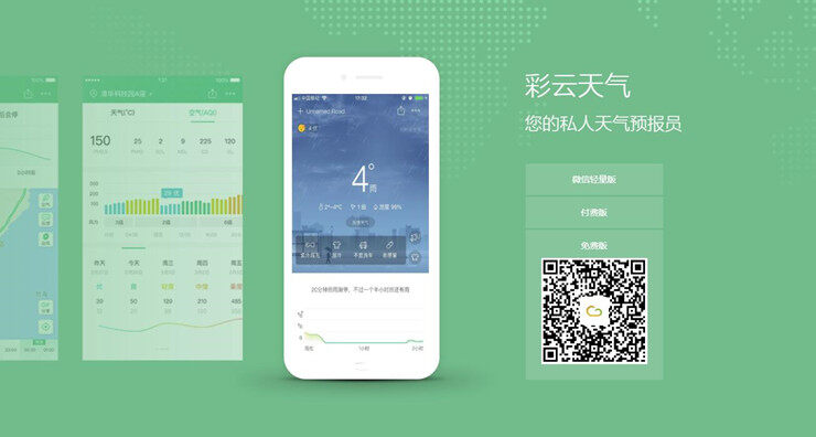 彩云天气-实时为用户提供分钟级天气预报的天气APP