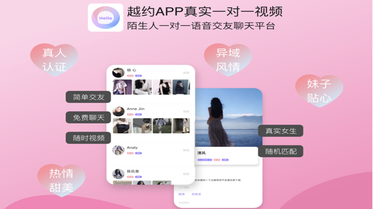 越约-专为国内单身小哥哥打造，轻松找到越南美女视频文字聊天
